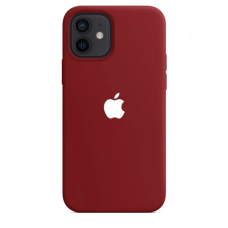 Чохол Apple Silicone Case для iPhone 12 mini Dark Red