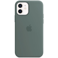 Чохол Apple Silicone Case для iPhone 12 mini Pine Green