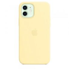 Чохол Apple Silicone Case для iPhone 12 mini Mellow Yellow