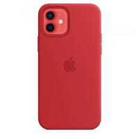 Чехол Apple Silicone Case для iPhone 12 Красный