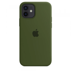 Чохол Apple Silicone Case для iPhone 12 Virid (Xaki)