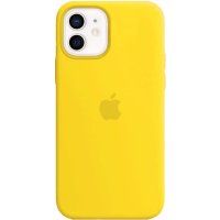 Чохол Apple Silicone Case для iPhone 12 mini Yellow