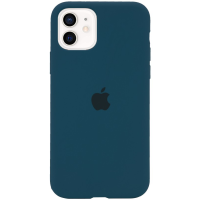 Чохол Apple Silicone Case для iPhone 12 Cosmos Blue