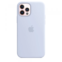 Чехол Apple Silicone Case для iPhone 12 Pro Max Mist Blue