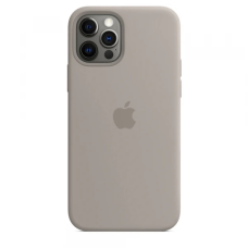 Чохол Apple Silicone Case для iPhone 12 Pro Max Pebble