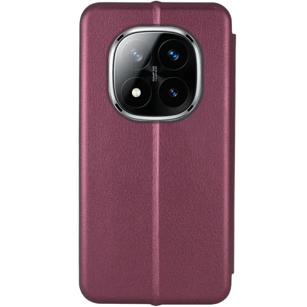 Чохол-книжка Baseus Premium для Xiaomi Redmi Note 14 Pro 5G Marsala