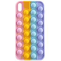 Чохол Pop-It Case для iPhone XR Light Rainbow