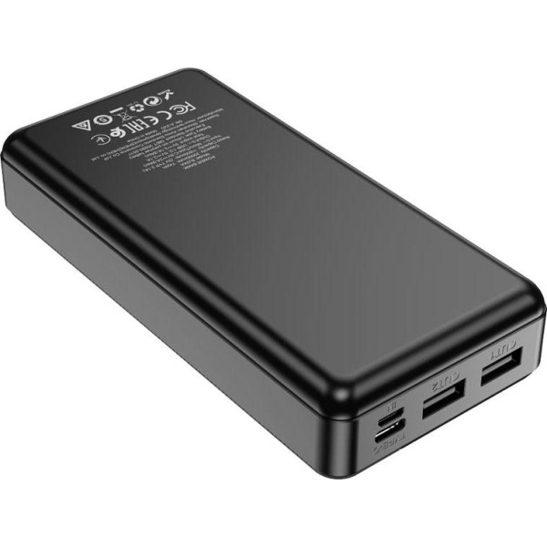 Зовнішній акумулятор (Power bank) Borofone BJ24A 20000mAh Black