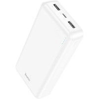 Внешний портативный аккумулятор (Power bank) Hoco J100A 20000mAh White