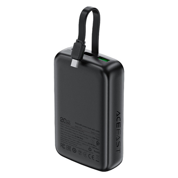 Зовнішній акумулятор ACEFAST M14 20000mAh 22.5W Black