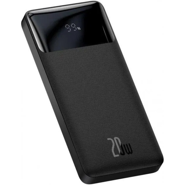 Зовнішній портативний акумулятор (Power Bank) Baseus 10000mAh 20W Display Black
