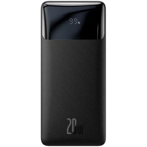 Зовнішній портативний акумулятор (Power Bank) Baseus 10000mAh 20W Display Black