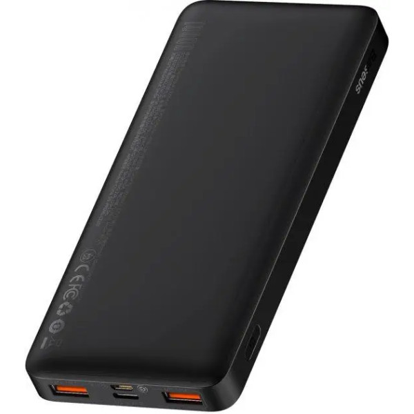 Зовнішній портативний акумулятор (Power Bank) Baseus 10000mAh 20W Display Black