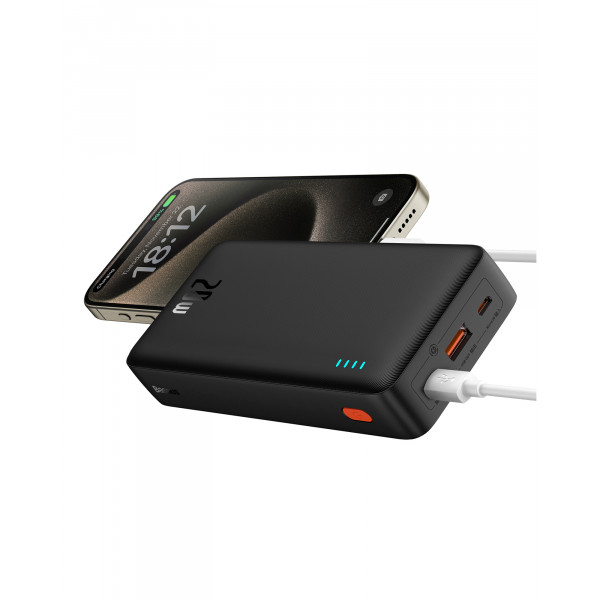 Зовнішній акумулятор Baseus Airpow Fast Charge Power Bank 20000mAh 20W Black