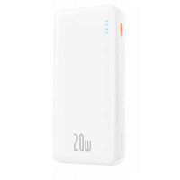 Зовнішній портативний акумулятор Power Bank Baseus Airpow Quick Charge 20000mAh 20W White