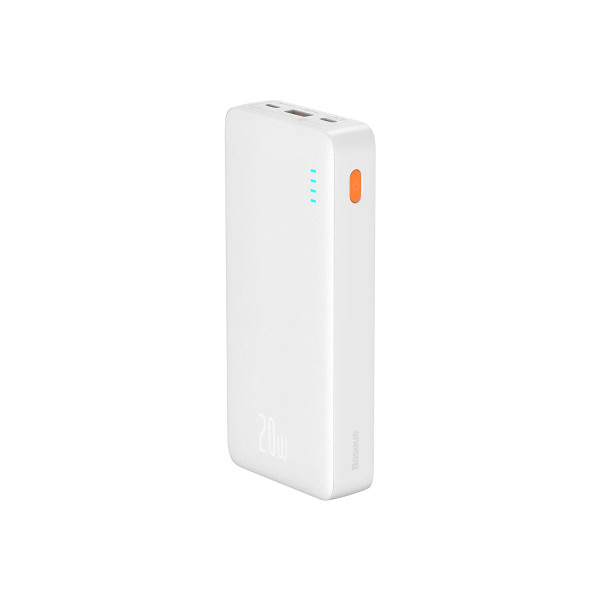 Зовнішній портативний акумулятор Power Bank Baseus Airpow Quick Charge 20000mAh 20W White