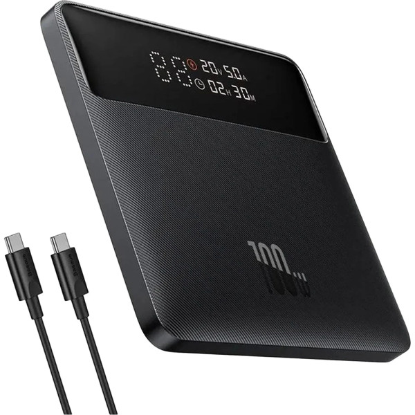Зовнішній портативний акумулятор Powerbank BASEUS Blade H1 100W OE 20000mAh Black