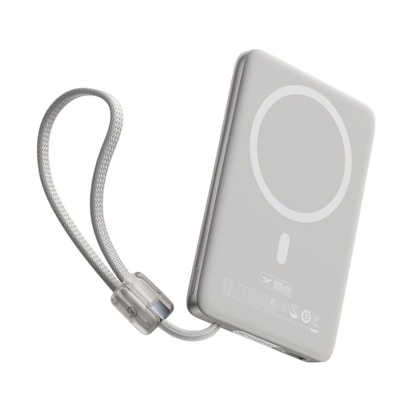 Магнітний зовнішній акумулятор Baseus PicoGo AM41 10000mAh 27W Titanium