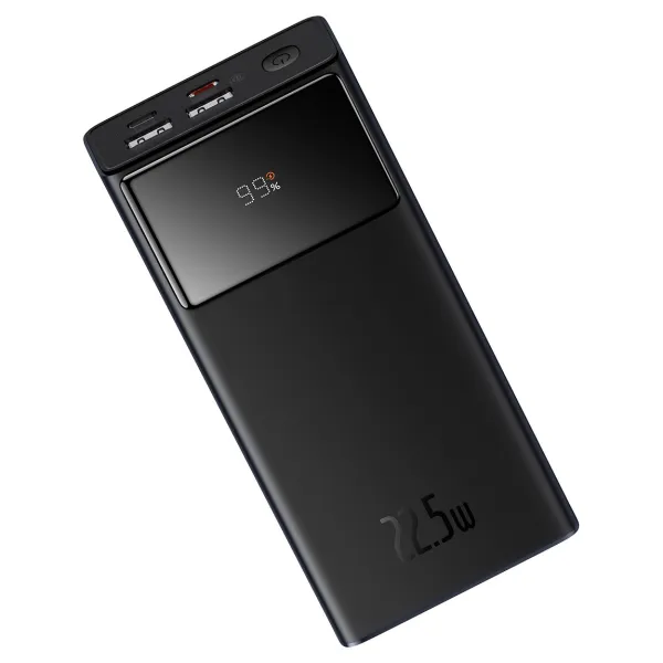 Зовнішній акумулятор Baseus Star-Lord Digital Display 30000mAh 22.5W з технологією QC3.0+PD3.0 2USB Black