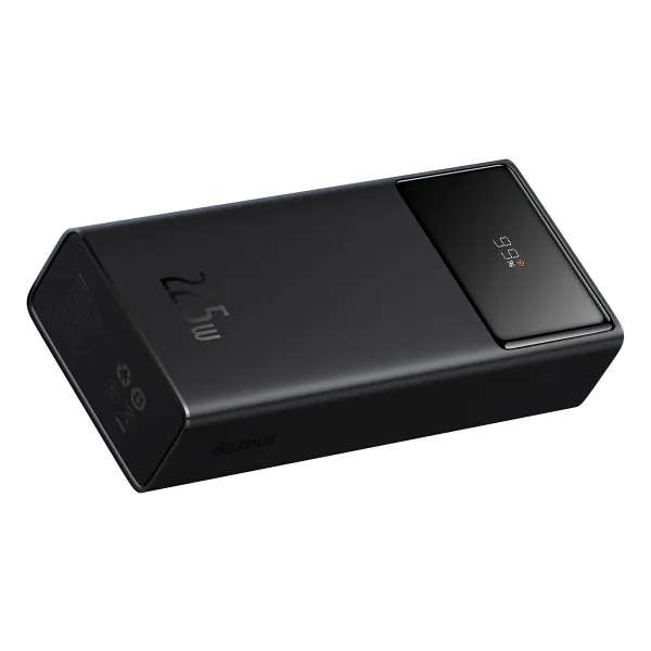 Зовнішній акумулятор Baseus Star-Lord Digital Display 30000mAh 22.5W з технологією QC3.0+PD3.0 2USB Black