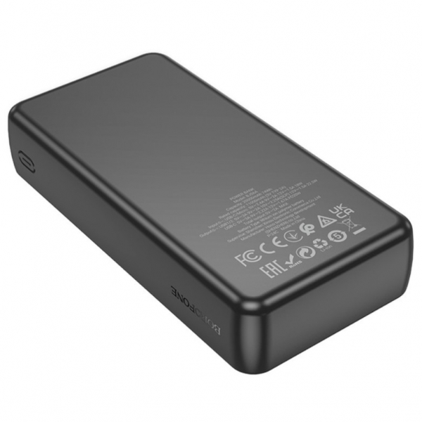 Зовнішній портативний акумулятор Power Bank BOROFONE BJ56A Graceful 22.5W+PD20W 20000mAh Чорний