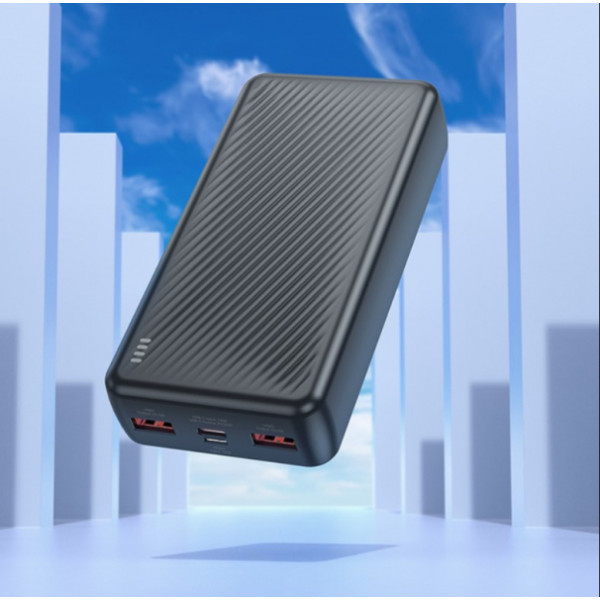Зовнішній портативний акумулятор Power Bank BOROFONE BJ56A Graceful 22.5W+PD20W 20000mAh Чорний