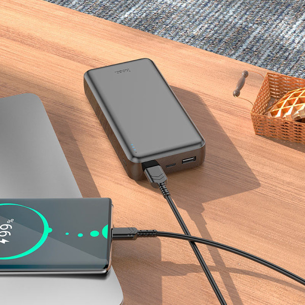 Зовнішній акумулятор Hoco J100A High-ranking 20000mAh 10W Black