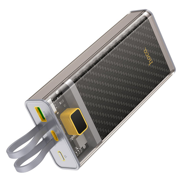 Зовнішній акумулятор Hoco J104A Discovery Edition 20000mAh 22.5W + PD20W Gray