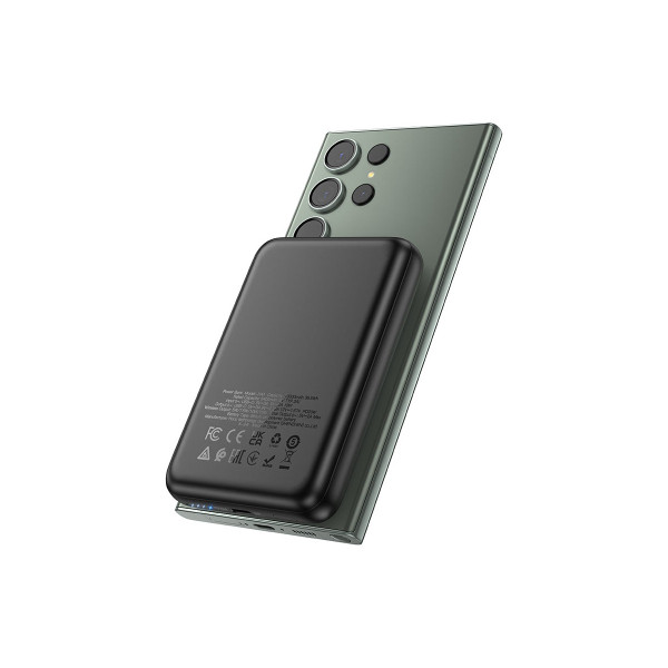 Магнітний зовнішній акумулятор Hoco J141 Grace 10000mAh PD20W Black