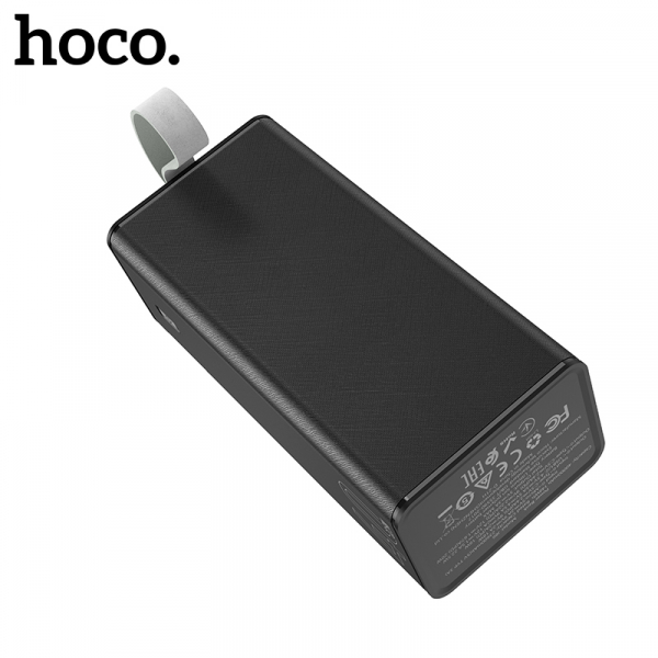 Зовнішній портативний акумулятор Hoco J86 Powermaster fully compatible PD20W/QC/LCD/Lamp 40 000mAh Black