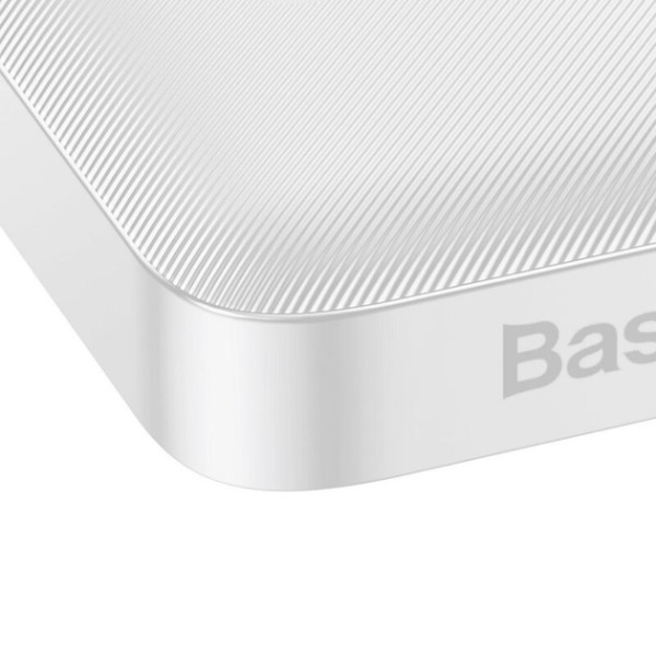 Зовнішній портативний акумулятор (Power Bank) Baseus 10000mAh 15W Display White