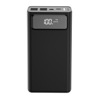 Внешний портативный аккумулятор (Power Bank) XO PR125 50000 mAh Black