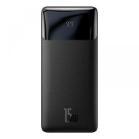 Зовнішній портативний акумулятор (Power Bank) Baseus 10000mAh 15W Display Black