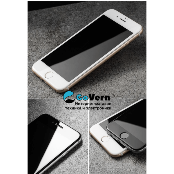 Захисне скло 5D для Apple iPhone 6 Plus/6s Plus White