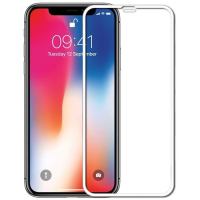 Захисне скло 5D для Apple iPhone X/Xs White