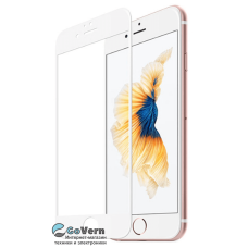 Захисне скло 5D для Apple iPhone 6 Plus/6s Plus White