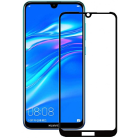 Захисне скло Lux 9D для Huawei Y7 Pro Black