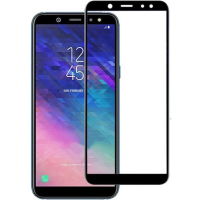 Защитное стекло Lux 9D для Samsung A605/A6 Plus (2018) Black