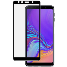 Захисне скло Lux 9D для Samsung A750/A7 (2018) Black