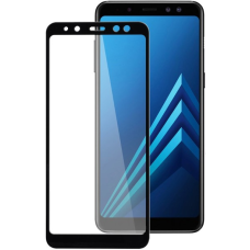 Захисне скло Lux 9D для Samsung A8 (2018) Black