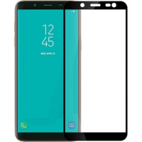 Защитное стекло Lux 9D для Samsung J8 (2018) Black