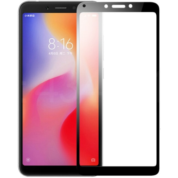 Захисне скло Lux 9D для Xiaomi Redmi 6/6A Black