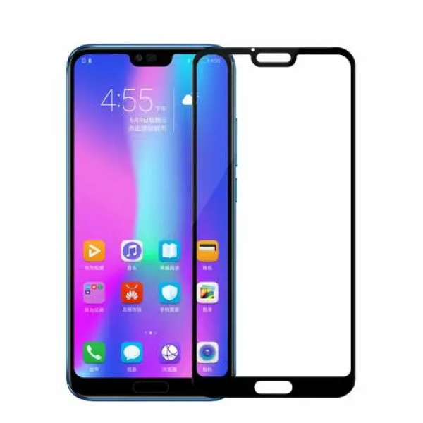 Захисне скло 9D для Honor 10 Black
