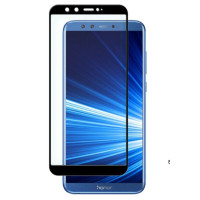 Захисне скло 9D для Honor 9 Lite Black