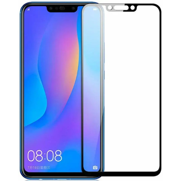 Захисне скло 9D для Huawei P Smart Plus Black