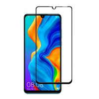 Защитное стекло 9D для Huawei P30 Lite Black