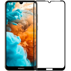 Захисне скло Lux 9D для Huawei Y7 2019 Black