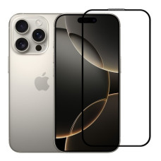 Захисне скло 9D для Apple iPhone 16 Pro Max Black