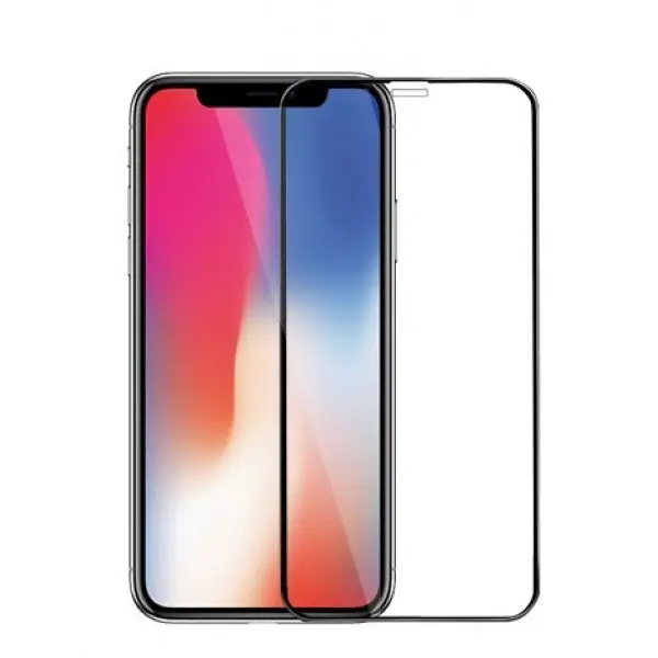 Захисне скло 9D для Apple iPhone Xs Max Black