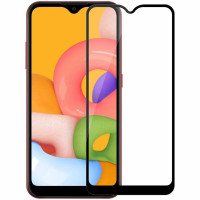 Защитное стекло 9D для Samsung A01 (2019) Black